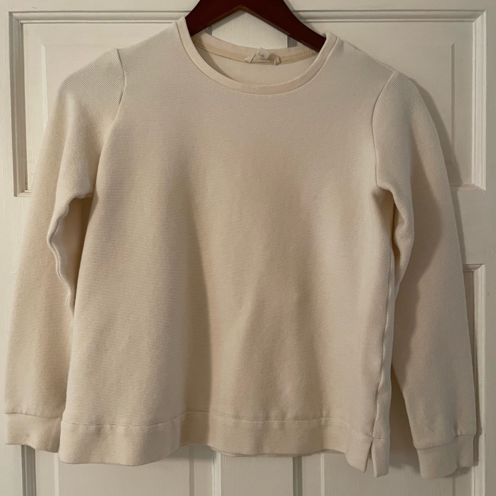 Eileen Fisher womens XXS cream / off white sweater